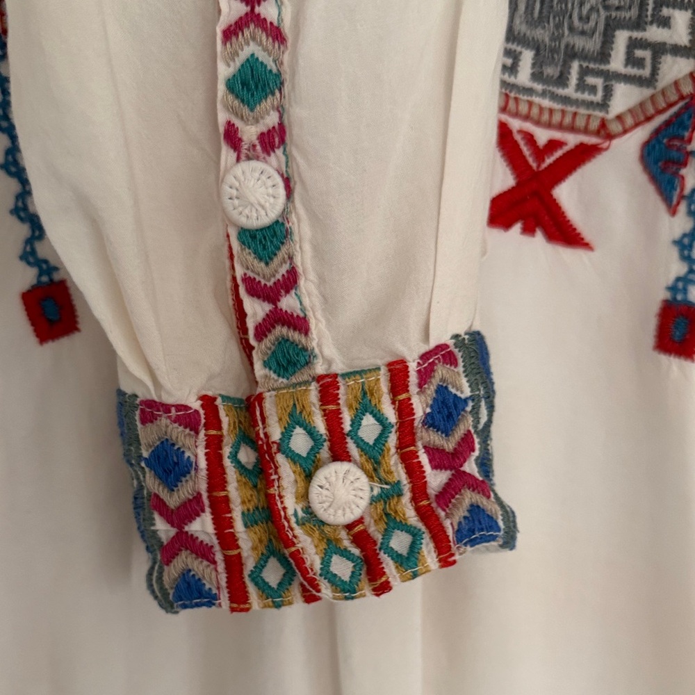 Johnny Was Embroidered Tunic - Picture 5 of 7
